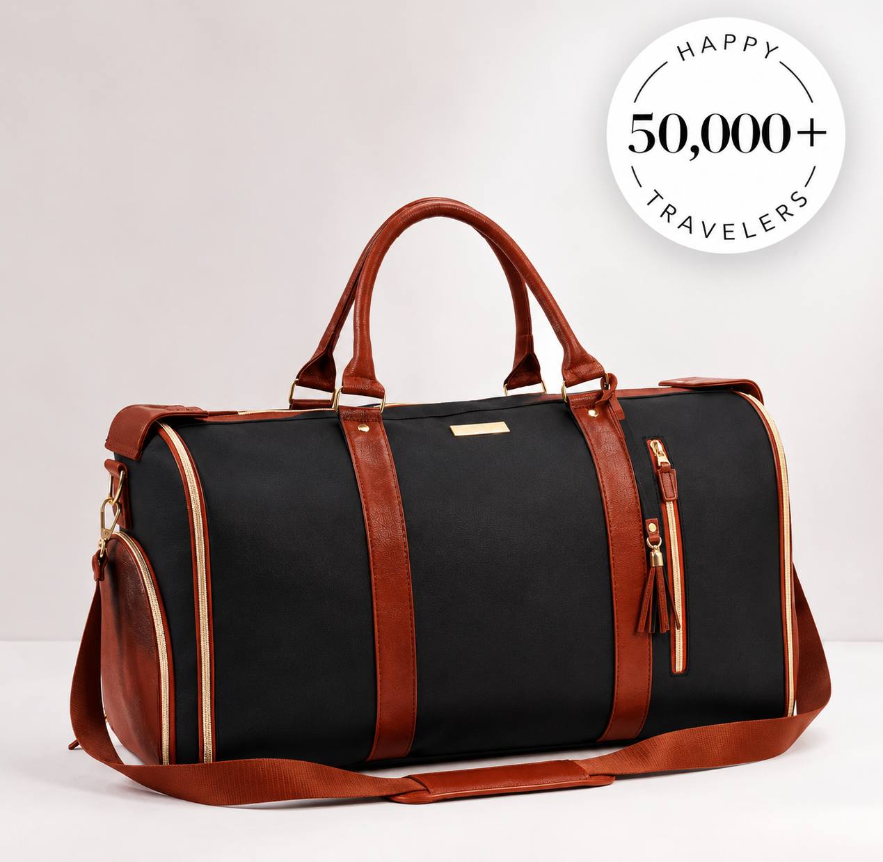 Black Luxze Quick Getaway travel bag